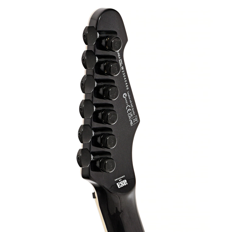 Back headstock of ESP LTD Phoenix-1000 Electric Guitar, See Thru Black Sunburst
