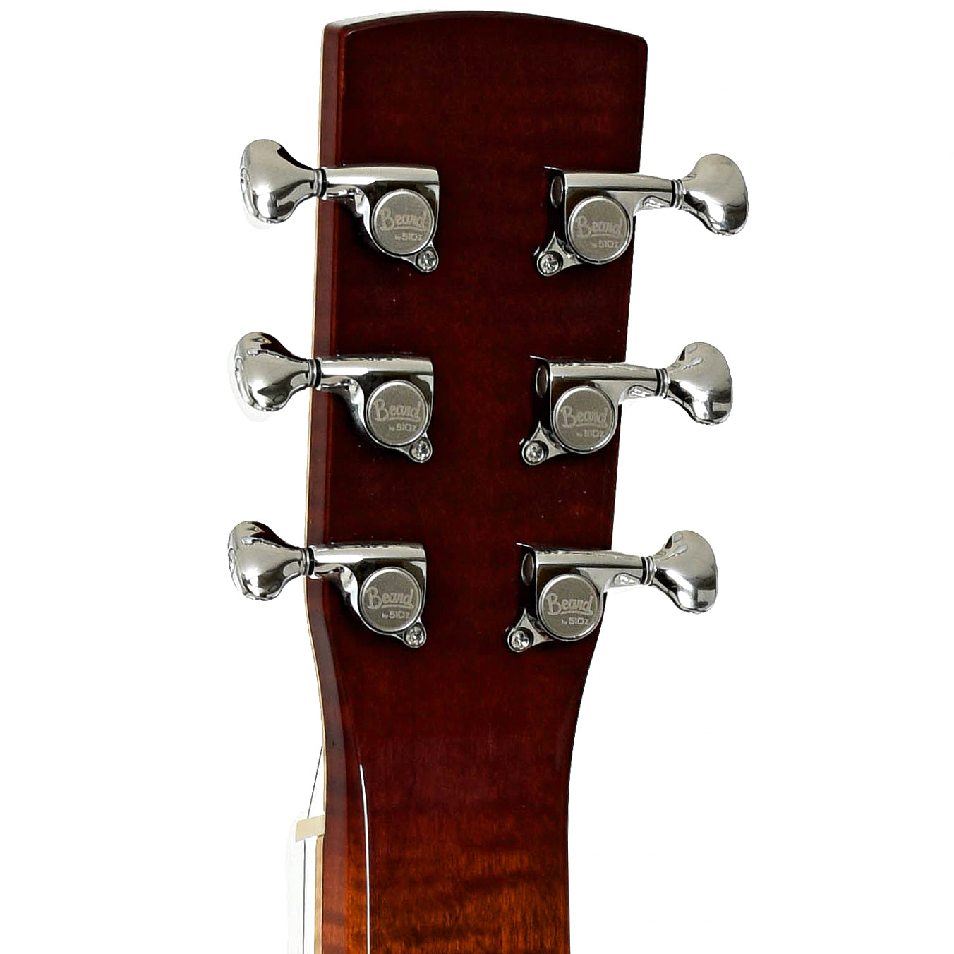 Tuners of Beard Legacy E-Model Squareneck Resonator Guitar Amber Sunburst