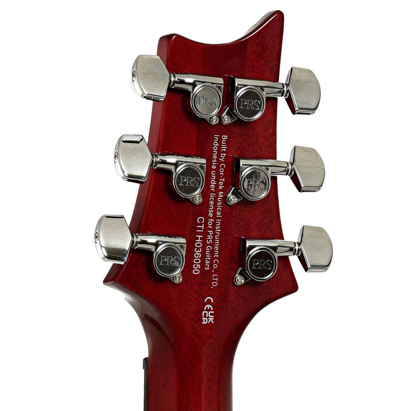 Tuners of PRS SE DGT Standard Vintage Cherry Electric Guitar