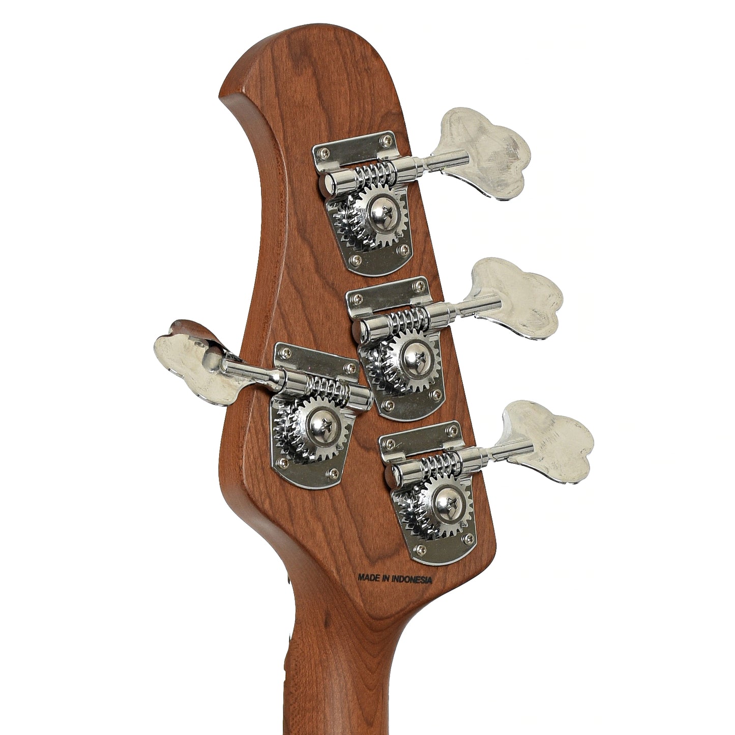 Tuners of Sterling by Music Man Stingray Short Scale Electric Bass, Charging Green