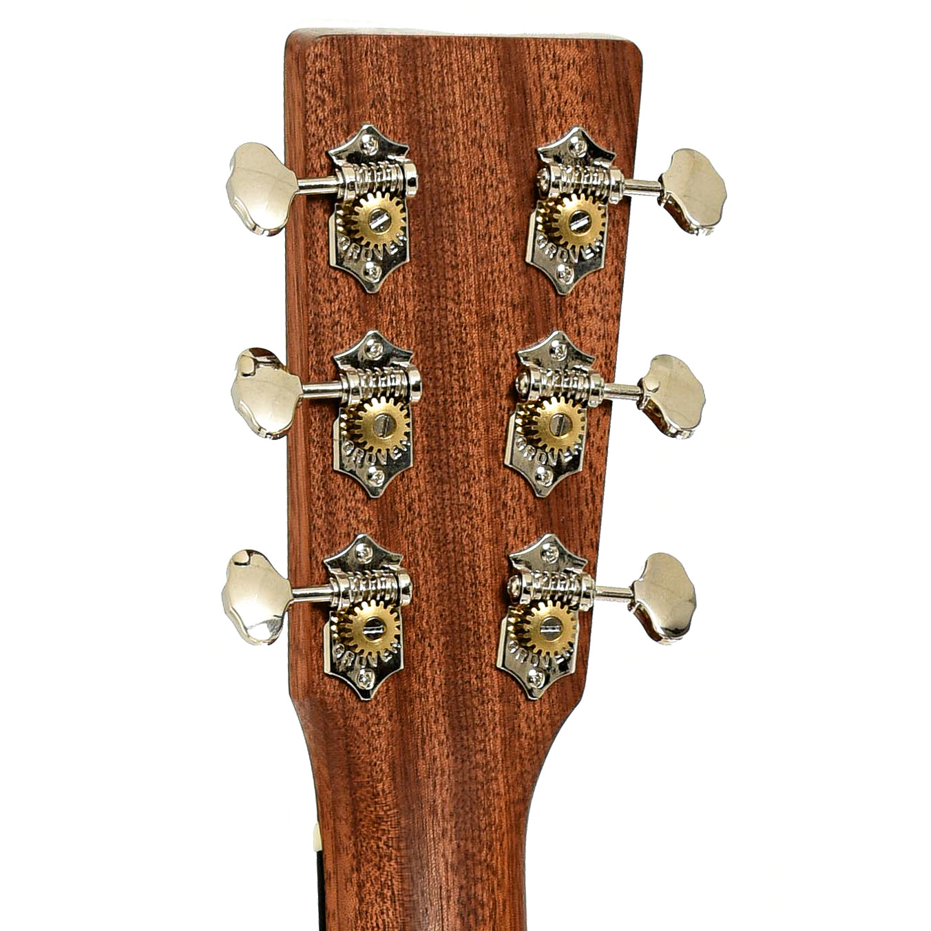 Tuners of DC-JRE StreetLegend Burst Junior Acoustic Electric Guitar & Gigbag