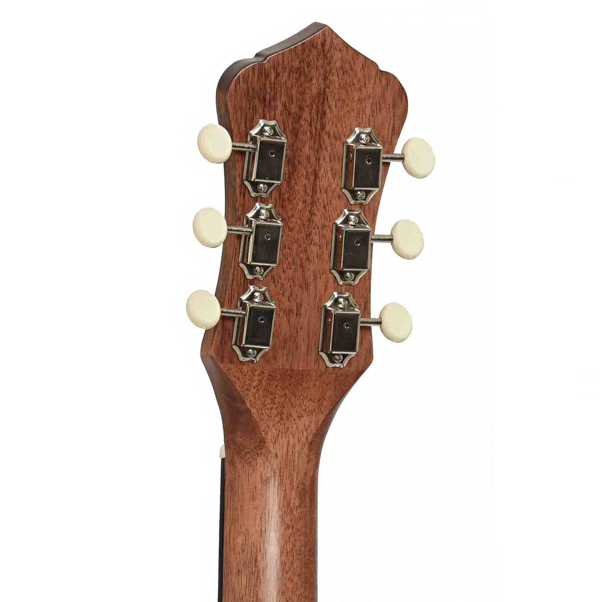 Tuners of Recording King Dirty 30's Acoustic-Electric Parlor Guitar, Mahogany
