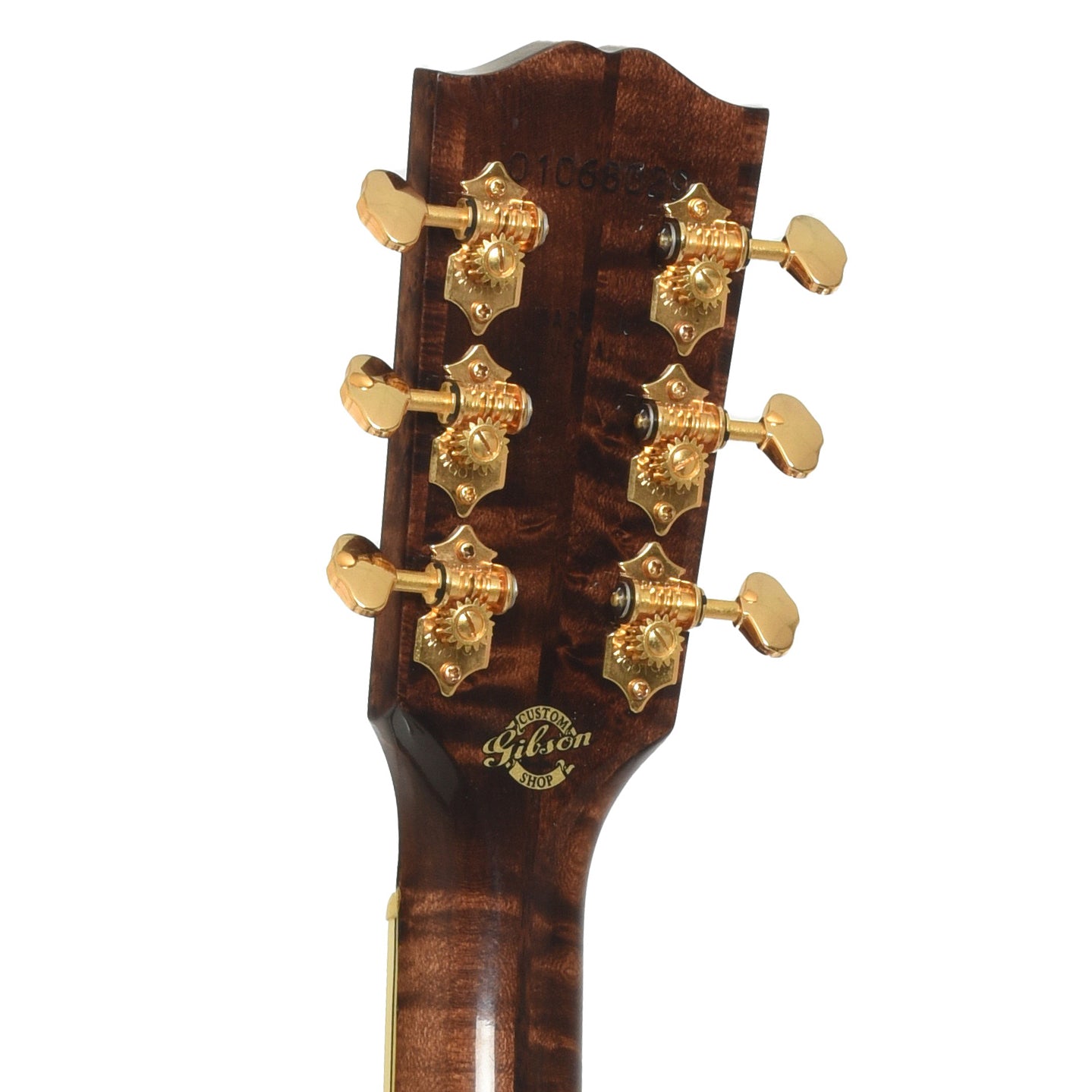 Tuners of Gibson Birdseye Maple Advanced Jumbo Acoustic Guitar
