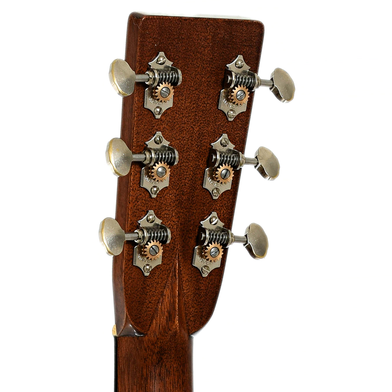 Tuners of Martin Custom Shop D-28 Authentic, Madagascar Rosewood, Acoustic Guitar & Case