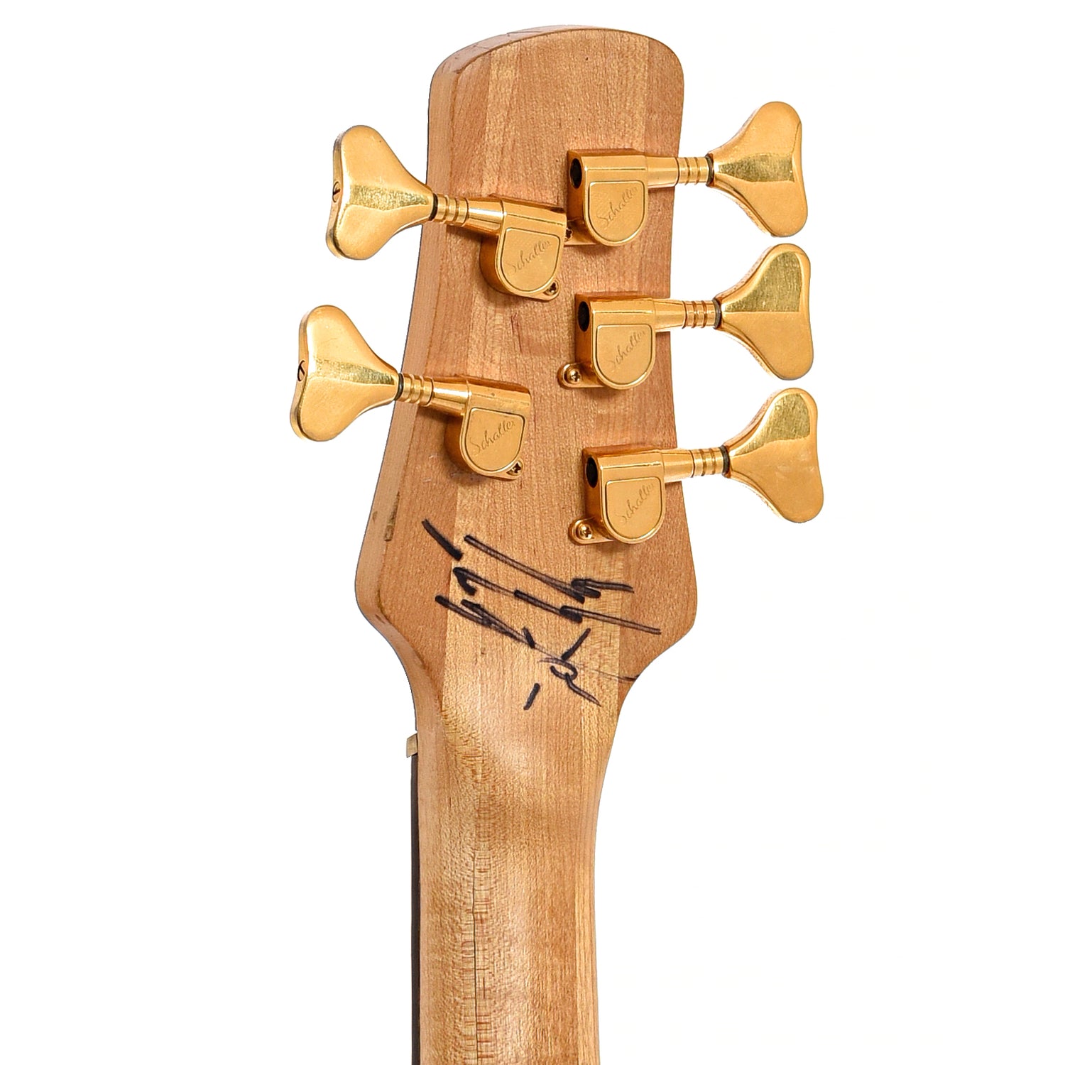 Back headstock of Spector NS5CR 5-String Electric Bass