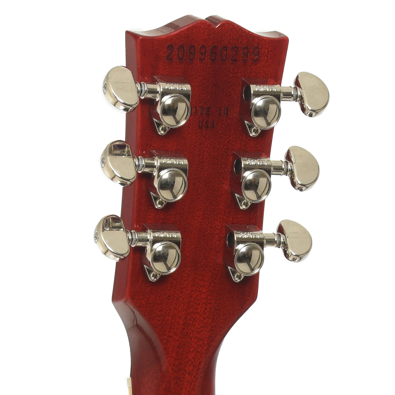 Tuners of Gibson Les Paul Standard 60s Figured Electric Guitar 