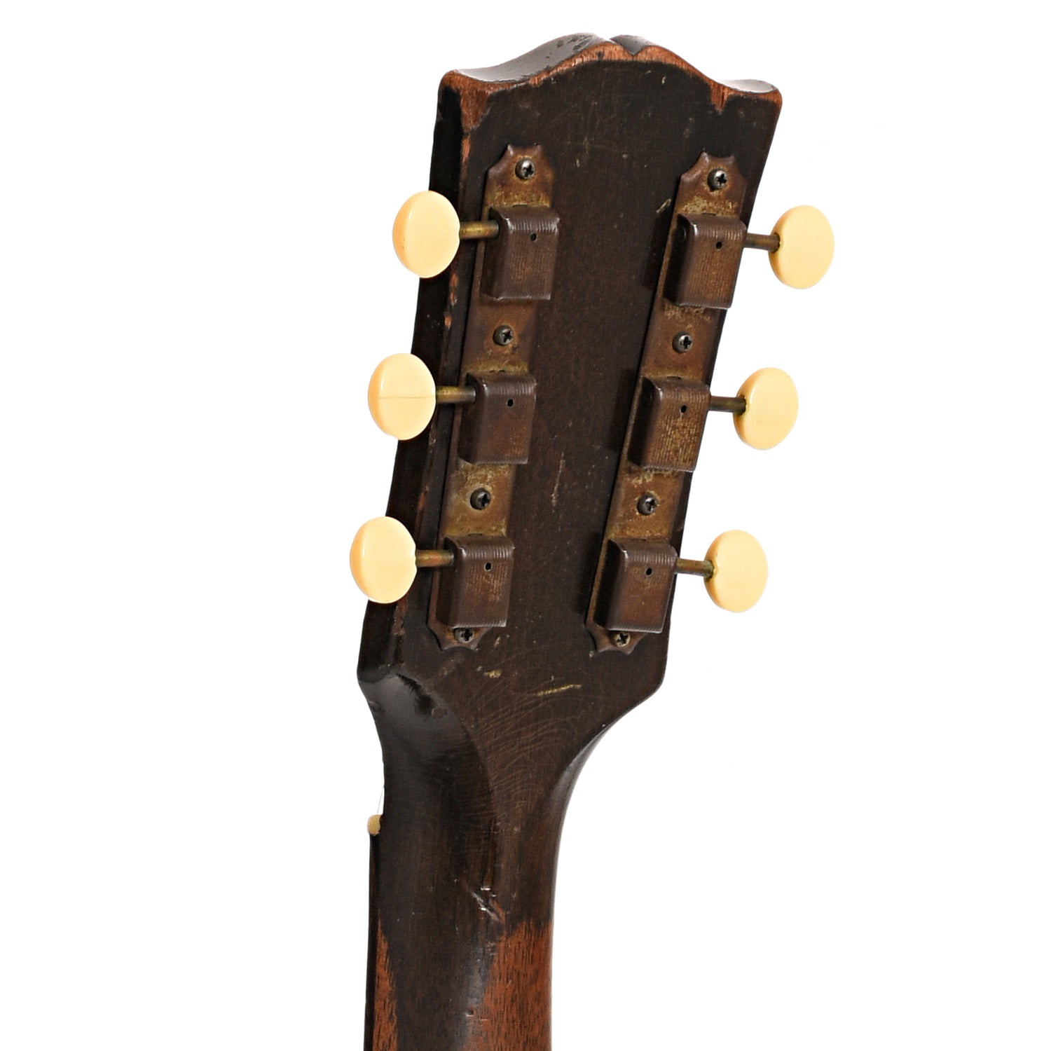 Back headstock of Gibson LG-1 Acoustic 