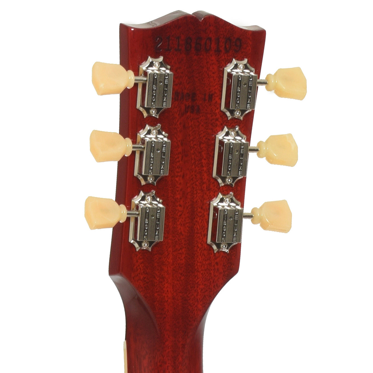 Tuners of Gibson ES-335 Figured Semi-Hollowbody Electric Guitar & Case, Sixties Cherry
