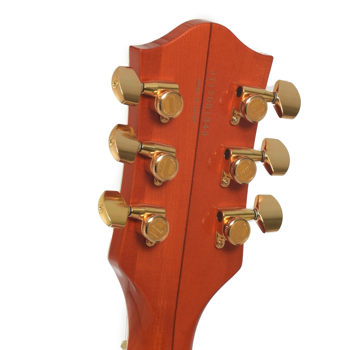 Tuners of Gretsch G6120TFM Players Edition Nashville Hollowbody Electric Guitar