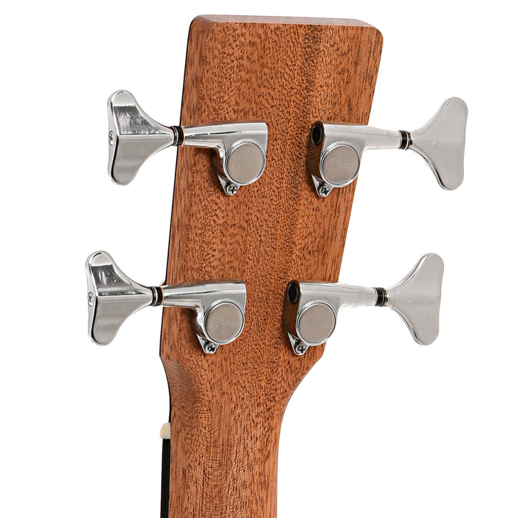 Back headstock of Martin DJR-10E Acoustic Bass Guitar