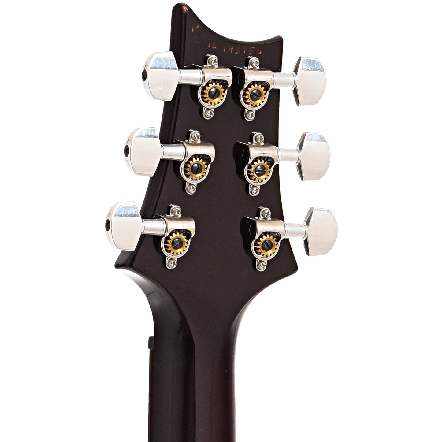 Back headstock of PRS Custom 24 LH Electric