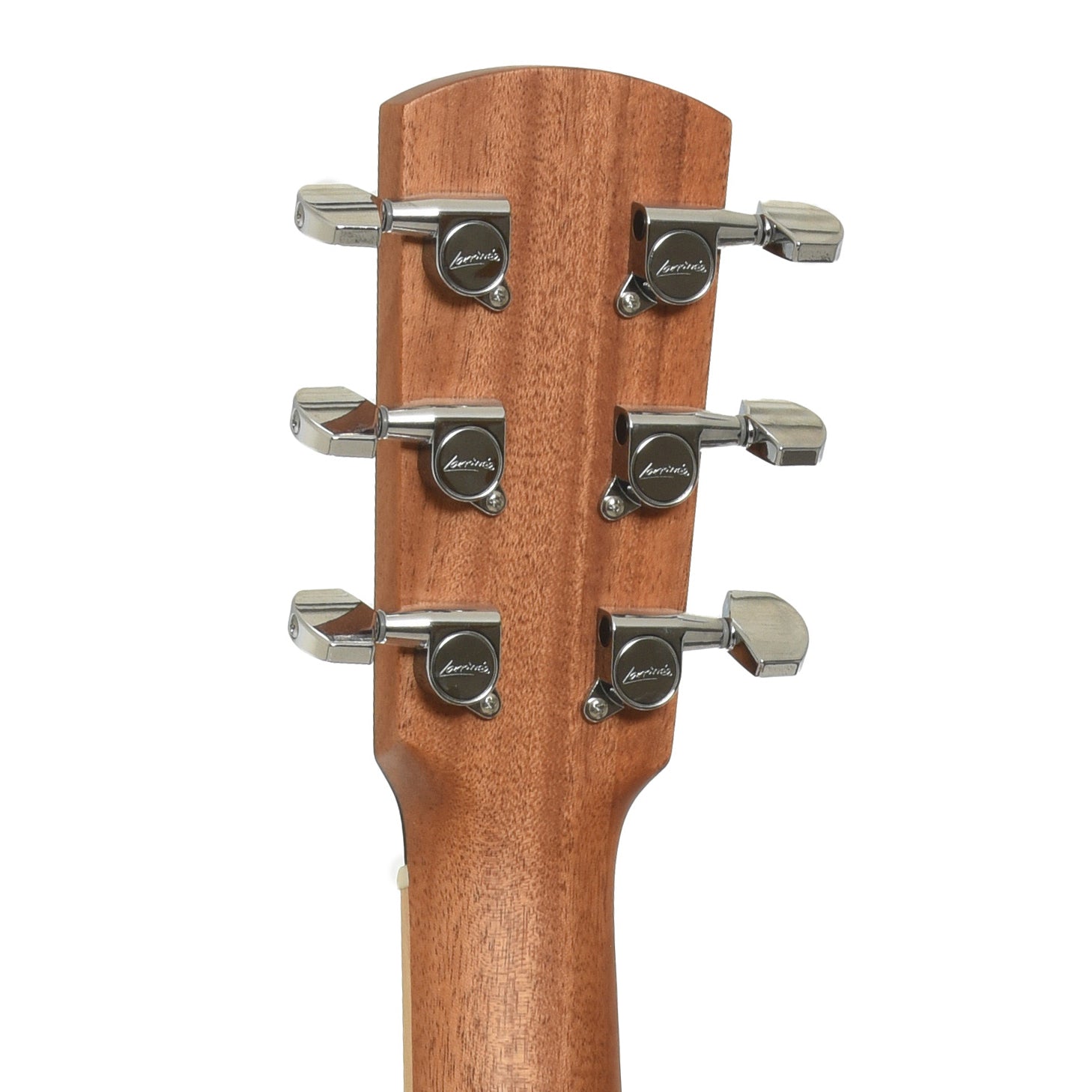 Tuners of Larrivee OMV-03E Recording Series Acoustic-Electric Guitar