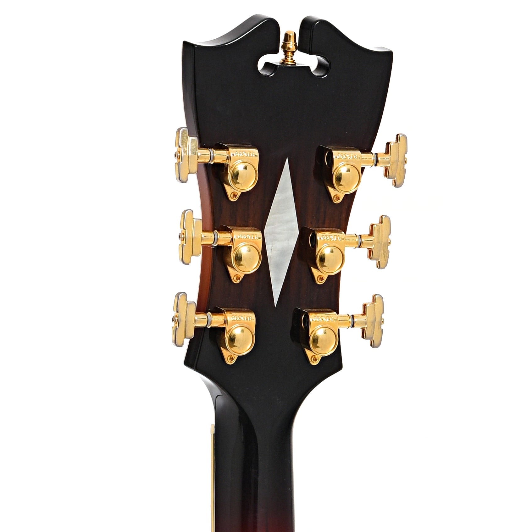 Back headstock of D'Angelico New Yorker NYL-2 D4 (2004)
