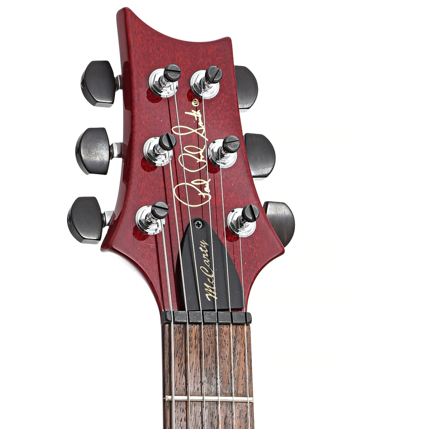 Front headstock of PRS McCarty Hollowbody II Electric Guitar (2003)