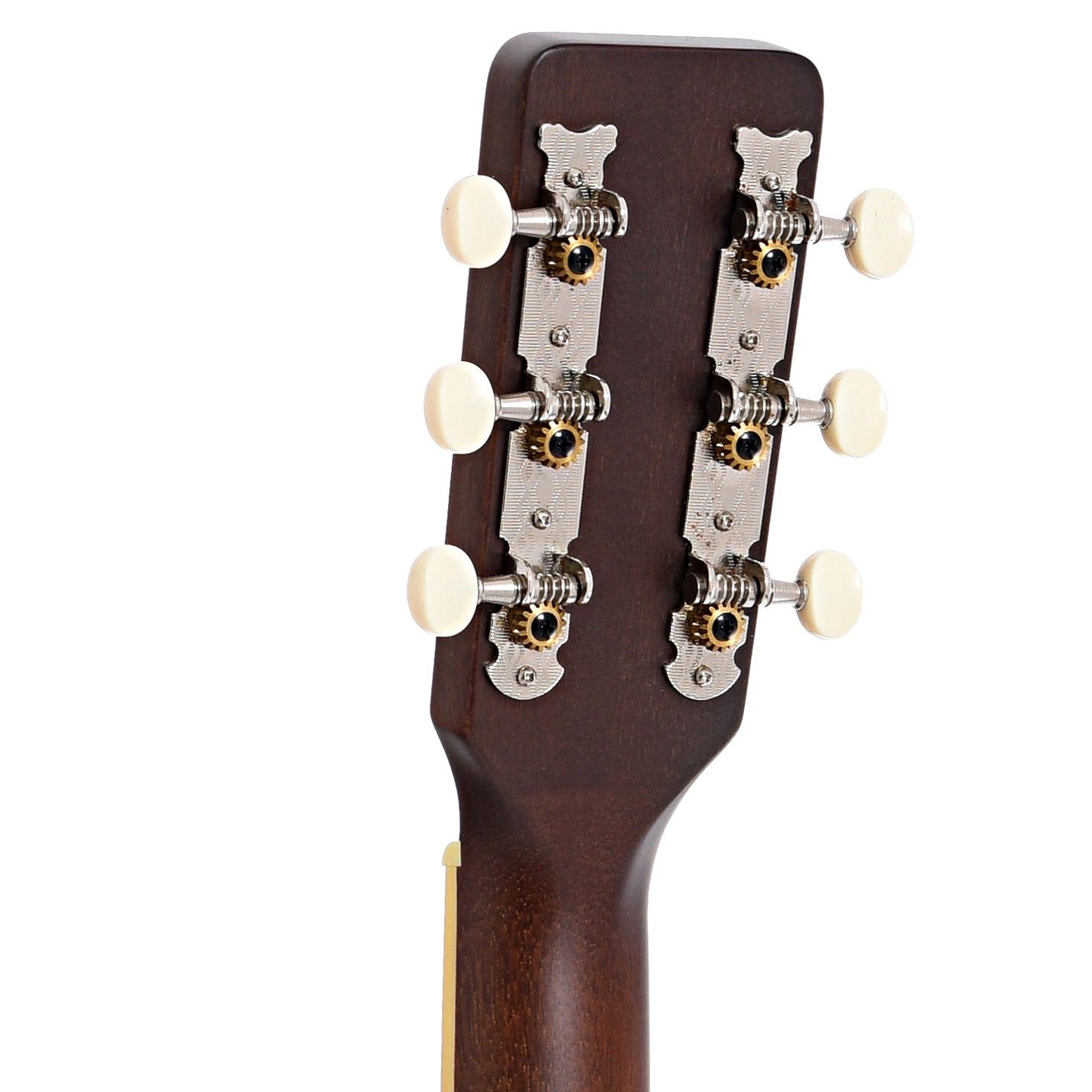 Back headstock of Gretsch Jim Dandy Dreadnought Acoustic Guitar, Frontier Stain