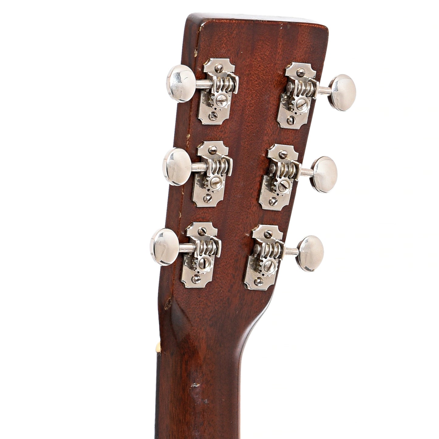 Back headstock of Martin 0-17 Acoustic Guitar (1937)
