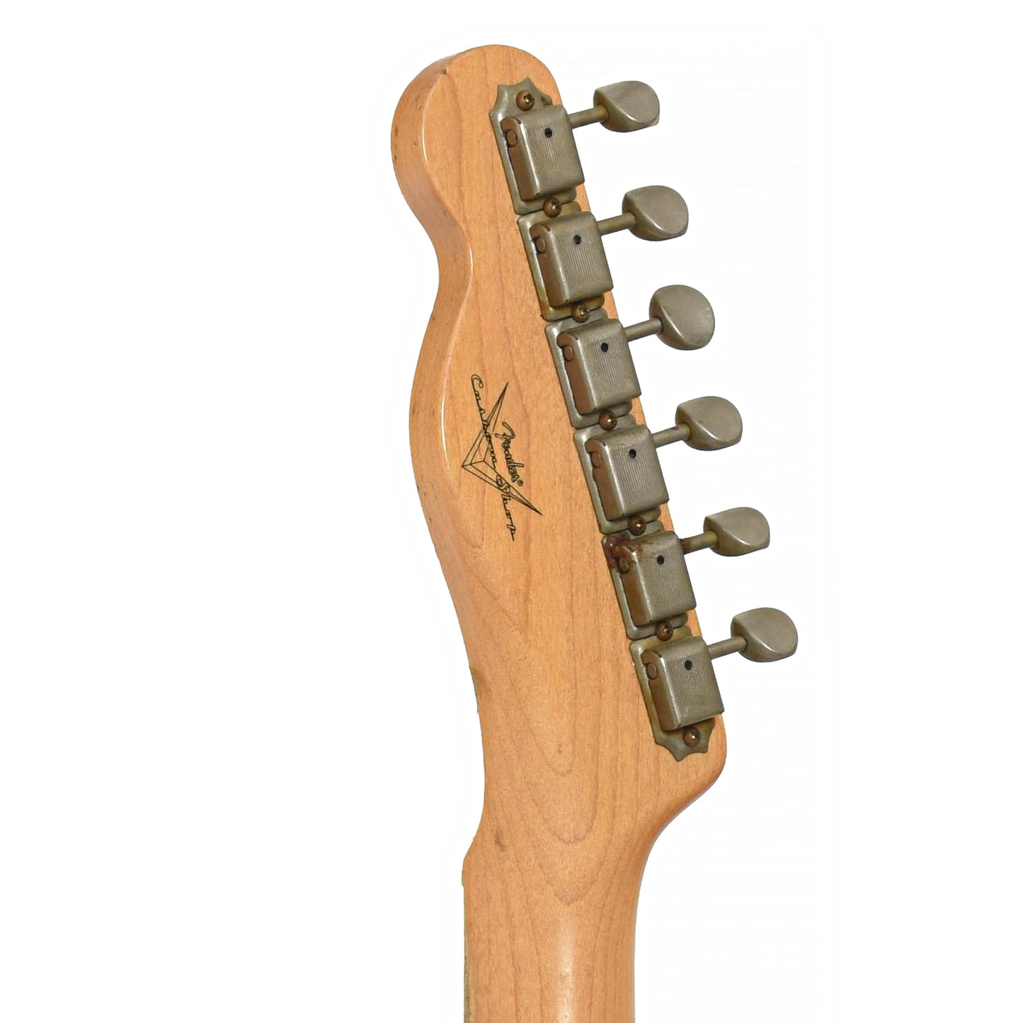Tuners of Fender Custom Shop 1955 Relic Telecaster Reissue Electric Guitar (2006)
