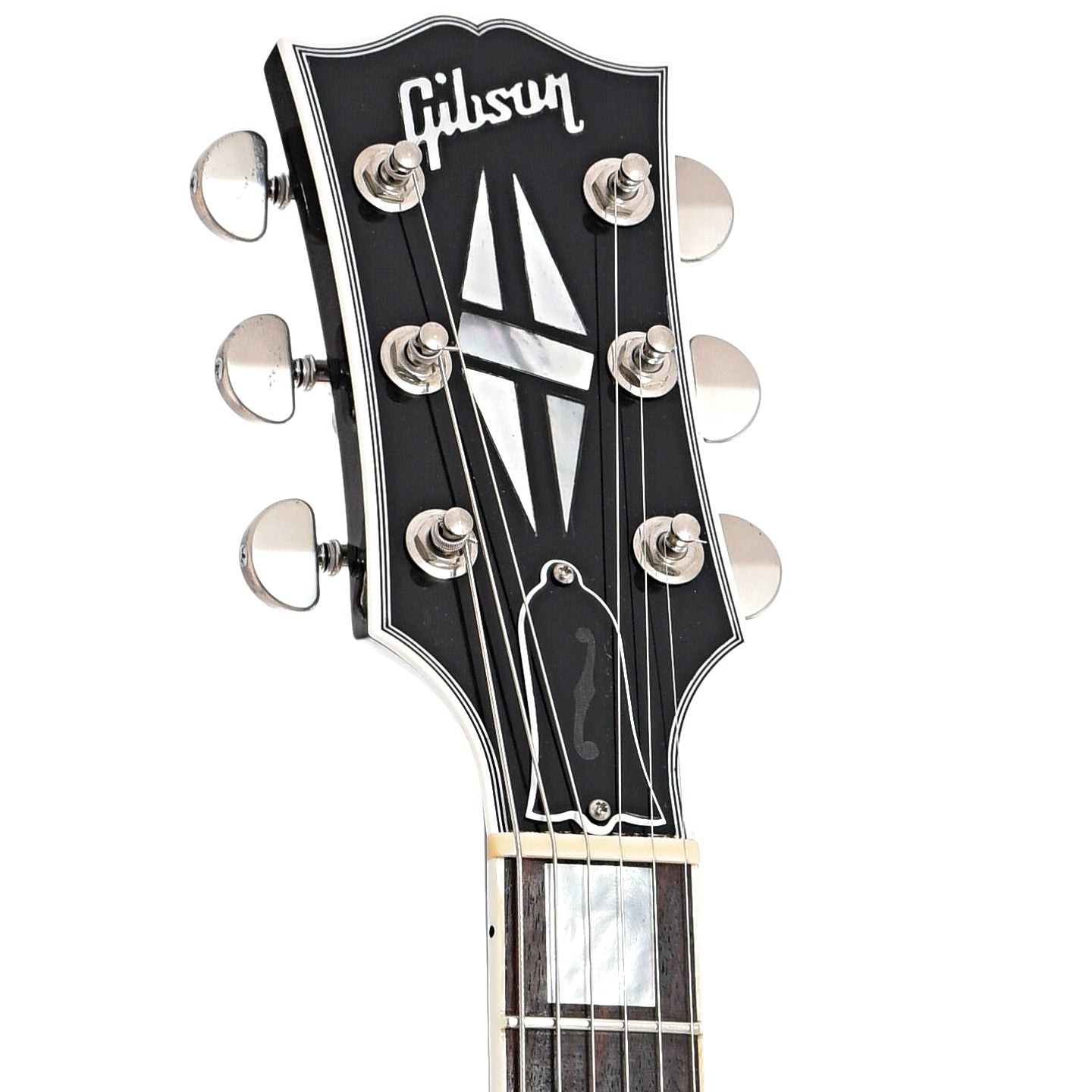 Front headstock of Gibson ES-355 Hollow Body Electric Guitar (2018)