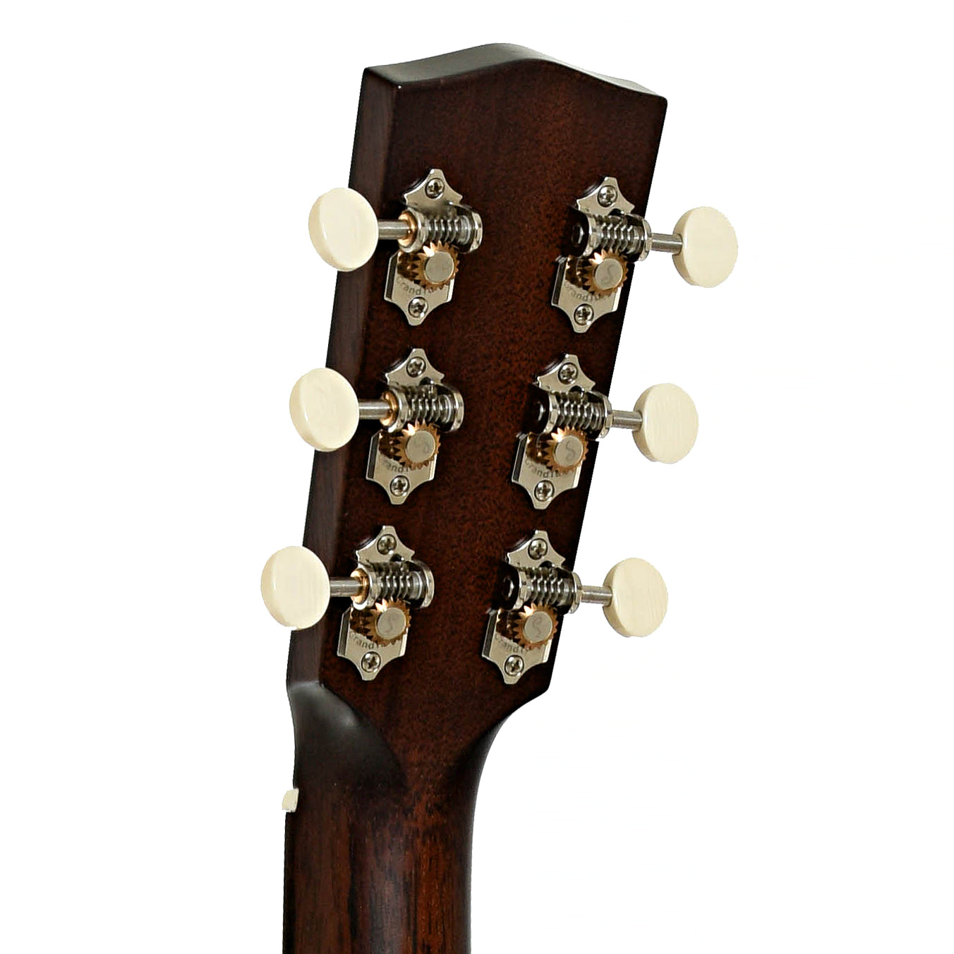 Tuners of Bourgeois Professional Series Natural LDB-O Acoustic Guitar and Case, 14 Fret