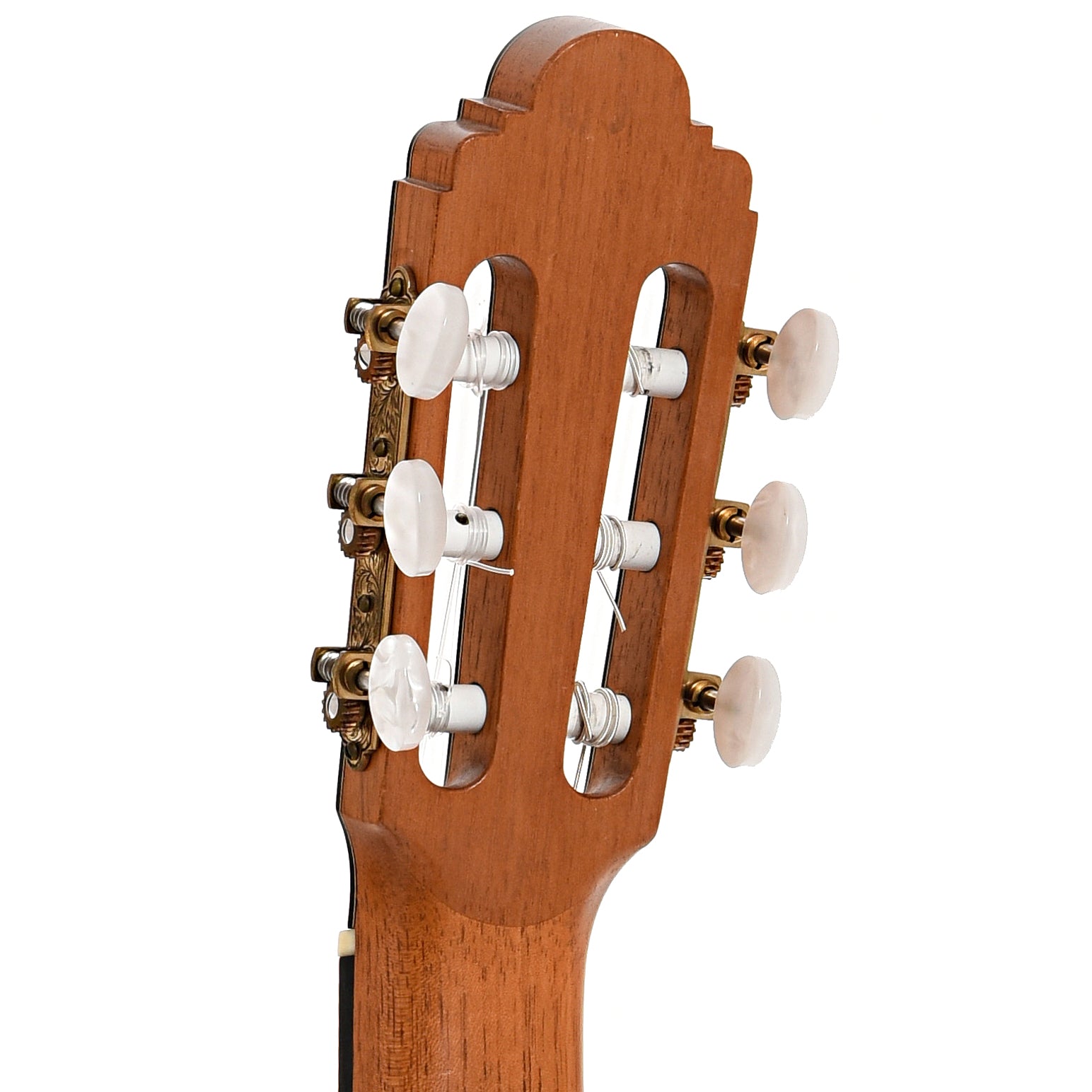 Back headstock of Paco Santiago Marin Classical
