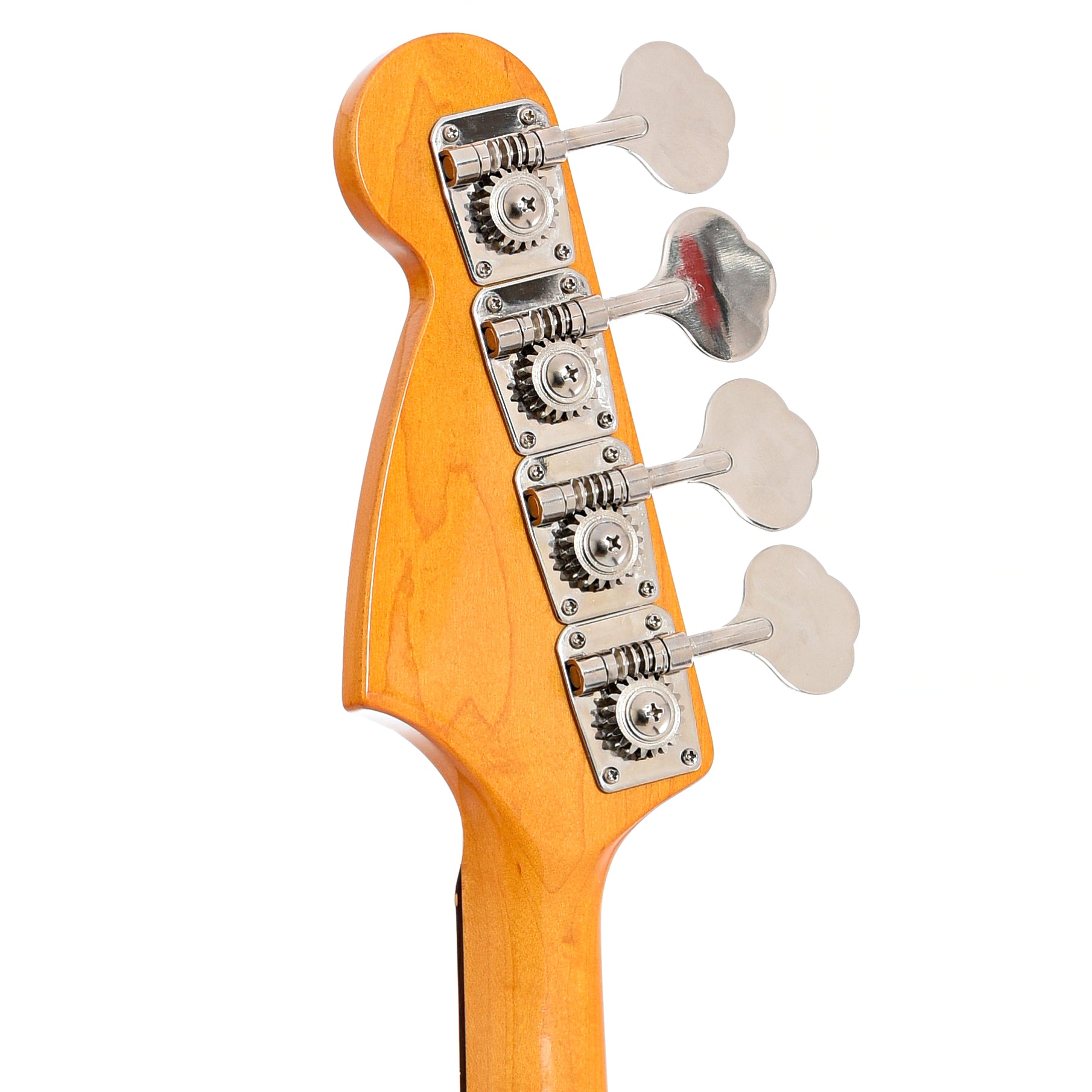 Back headstock of Fender Mustang Japanese Reissue Bass (2009)