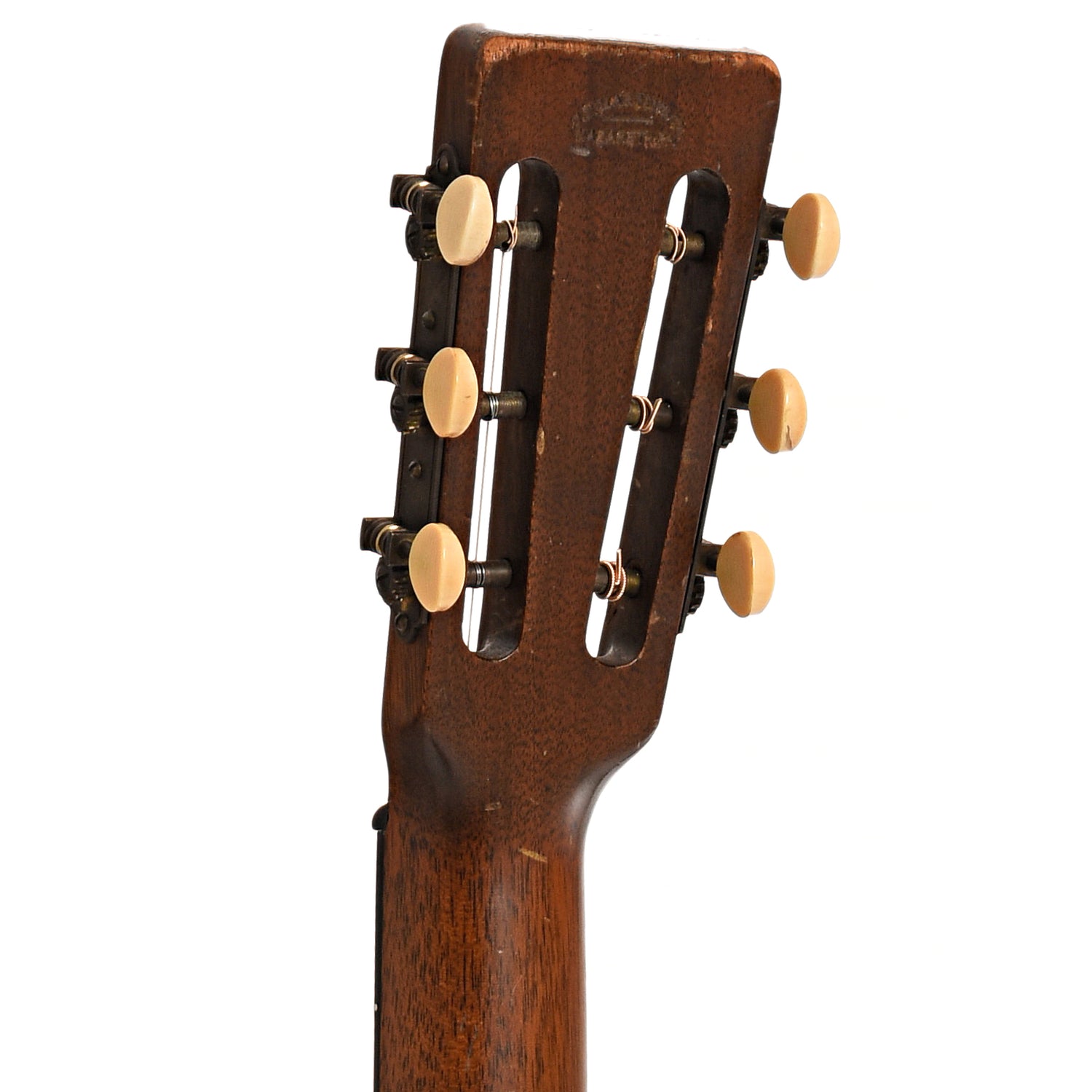 Back headstock of 1928 Martin 000-18 Acoustic