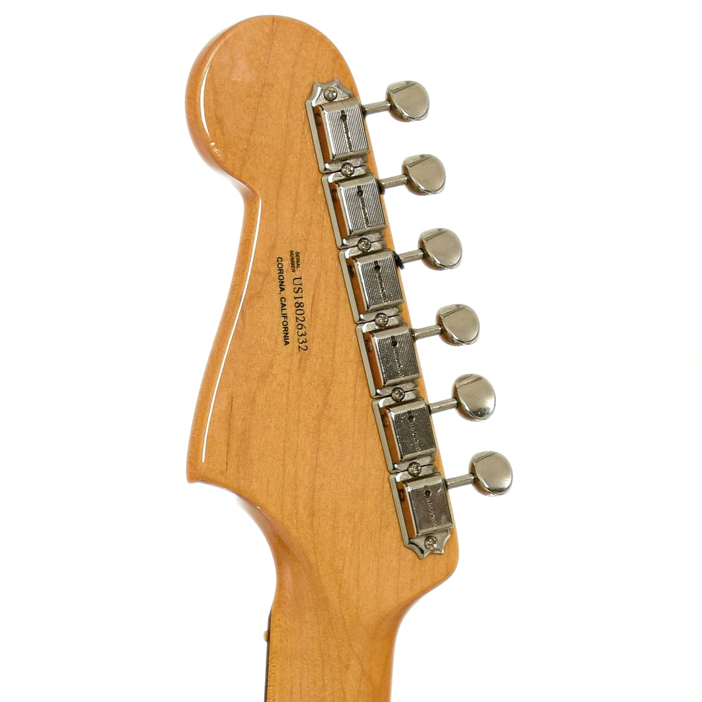 Tuners of Fender Limited Edition 60th Anniversary '58 Jazzmaster Electric Guitar