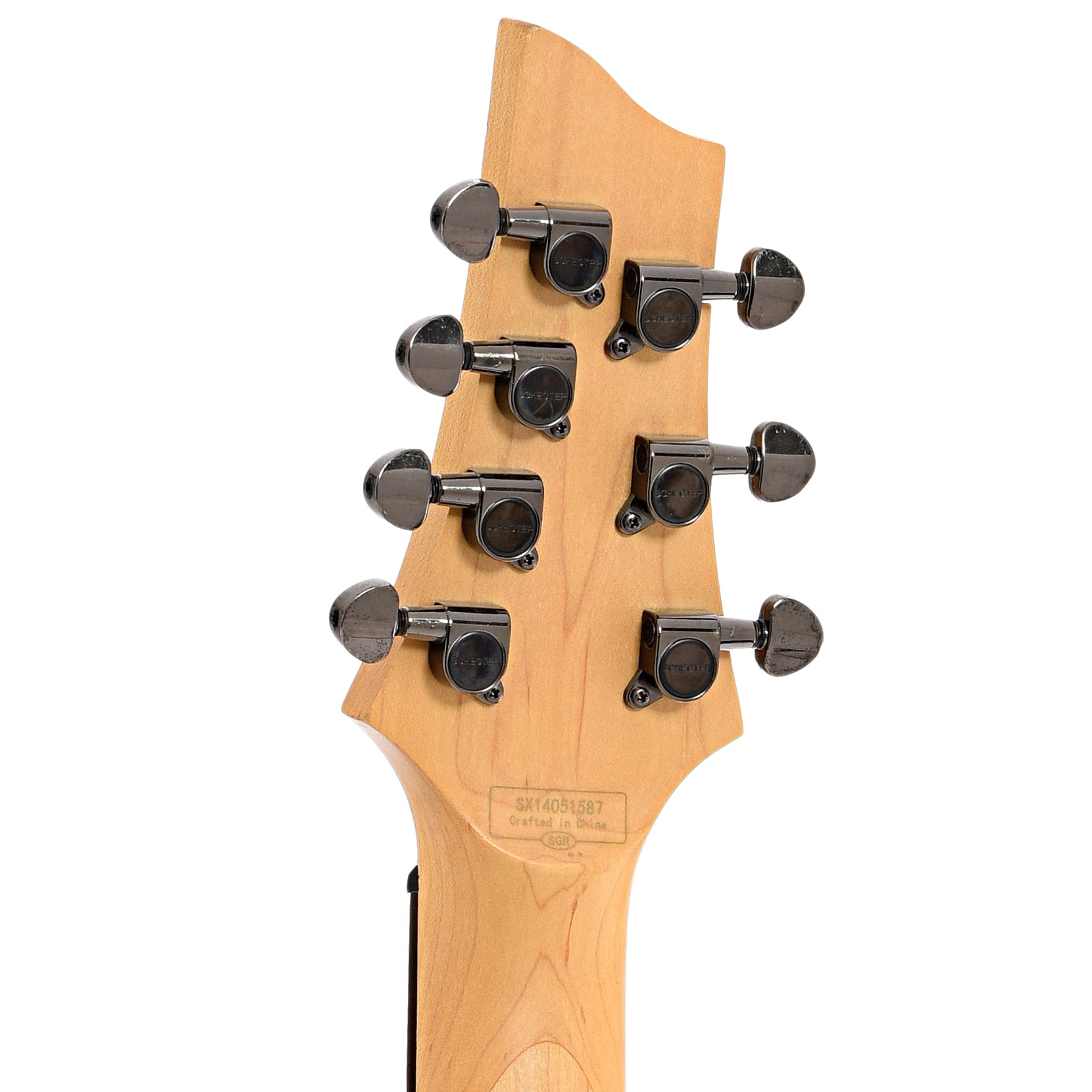 Back headstock of SGR by Schecter C-7 SGR 7-String Electric Guitar