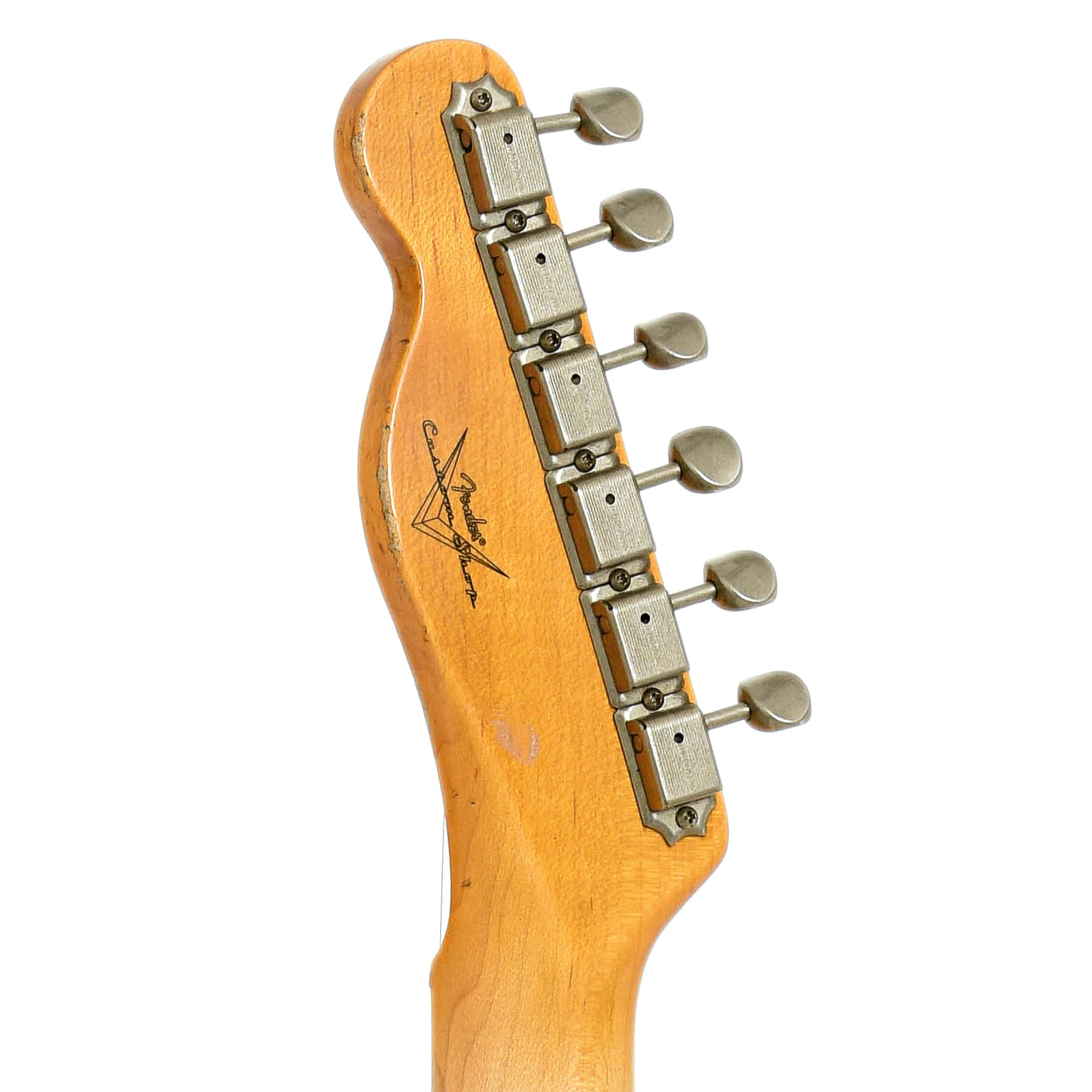 Tuners of Fender Custom Shop '54 Reissue Telecaster Relic Electric Guitar