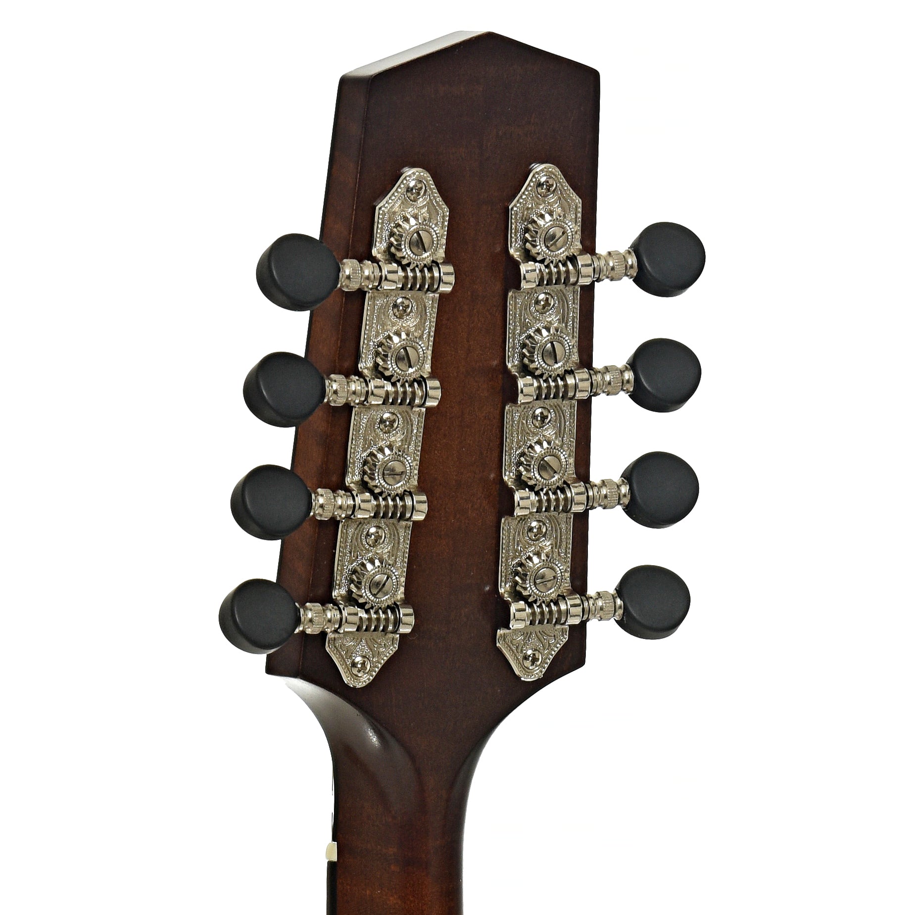 Tuners of Northfield Workshop NFM-A5 Model M Mandolin, Dark Leatherburst