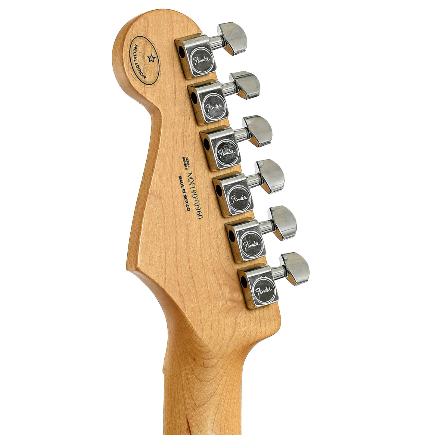 Tuners of Fender Player Stratocaster Limited Edition Electric Guitar