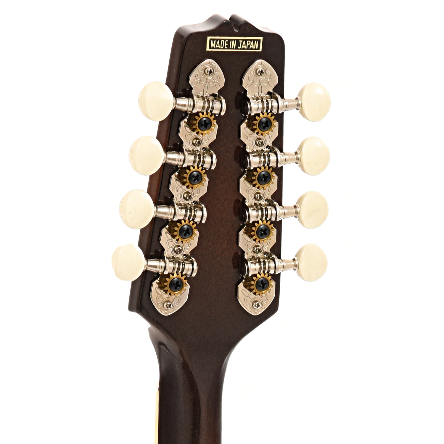 Back headstock of Kentucky KM250S mandolin