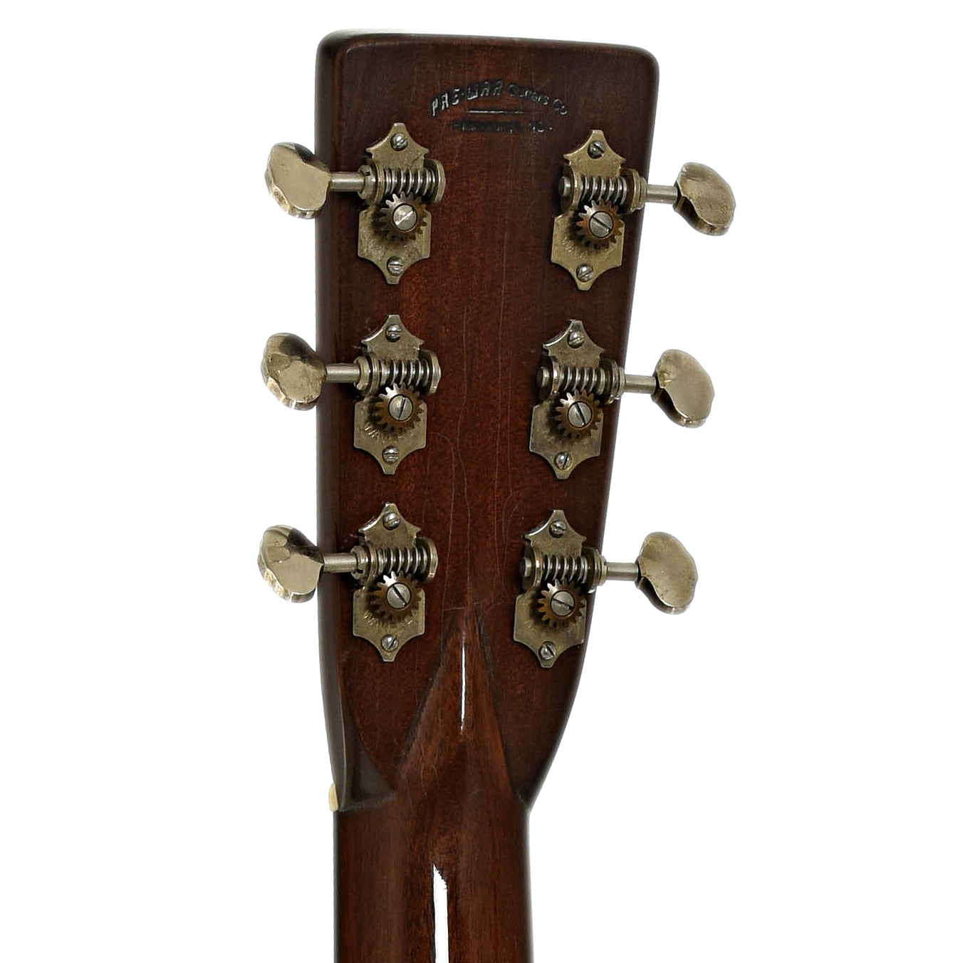 Tuners of Pre-War International Herringbone Dreadnought Guitar