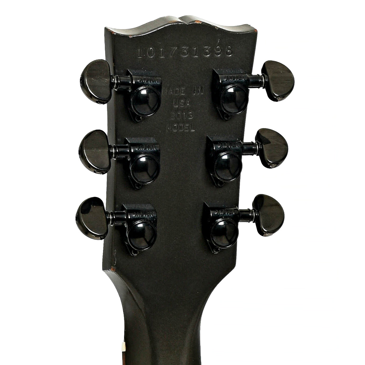 Tuners of Gibson Government Series Les Paul Gunmetal Grey Electric Guitar