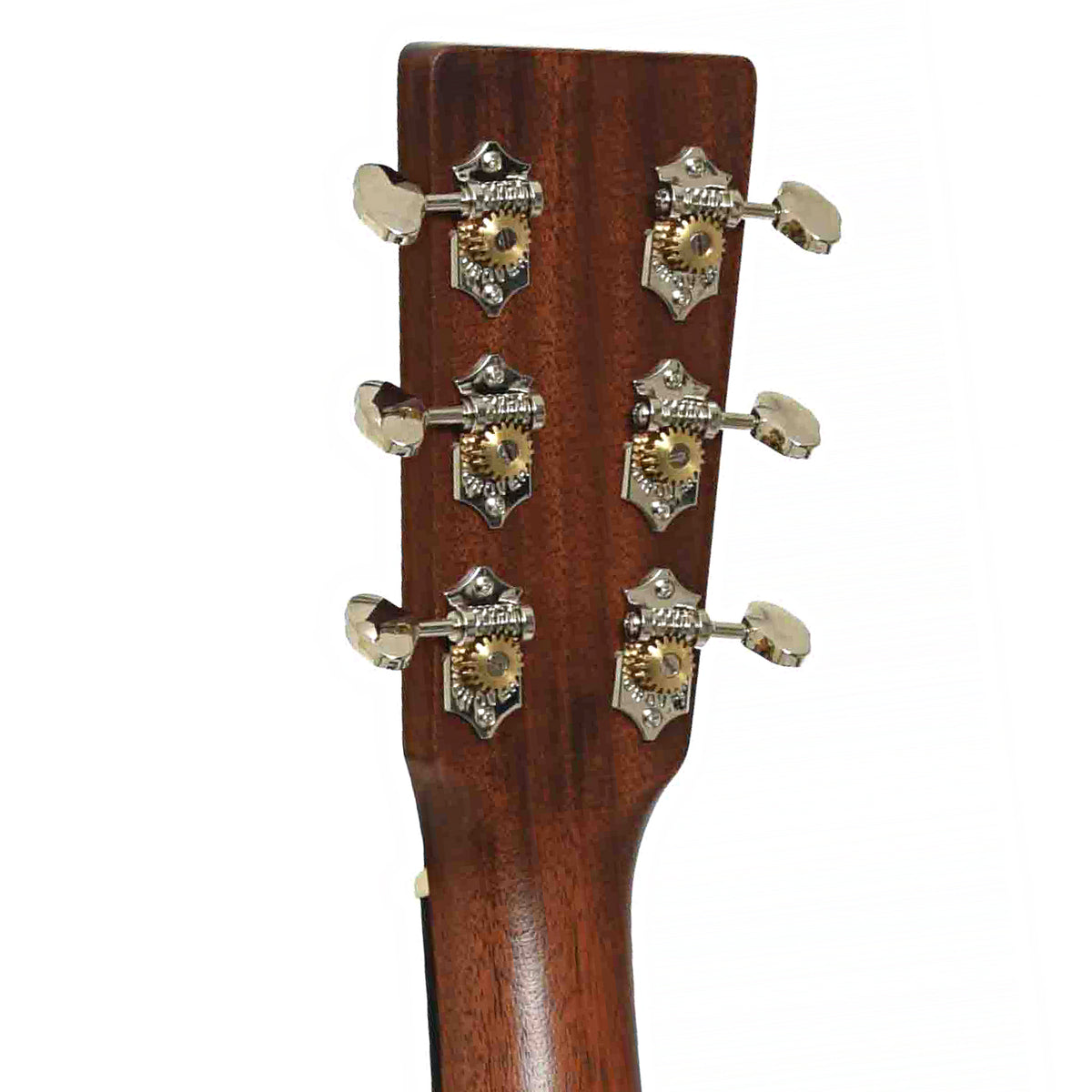 Tuners of Martin DSS-16E Acoustic Guitar & Gigbag, Cherry Cola