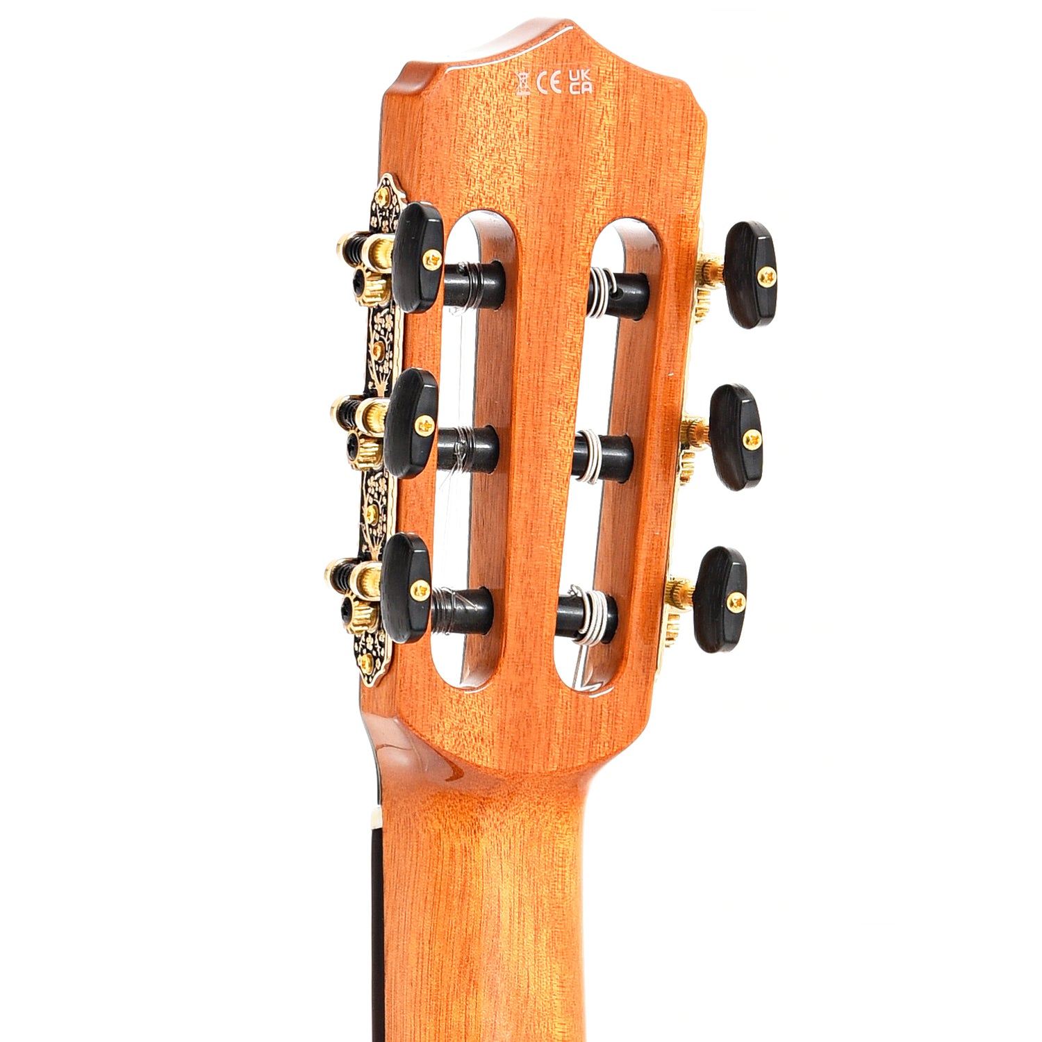 Back headstock of Cordoba Limited Edition Garnet Stage