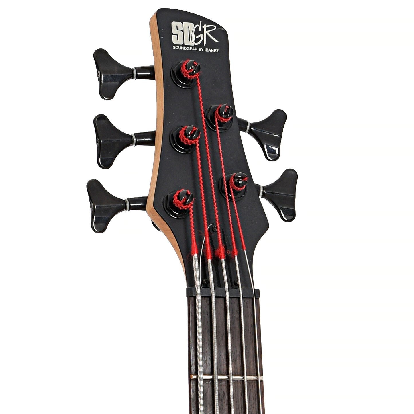 Front headstock of Ibanez SR-485 5-String Electric Bass (c.1990)
