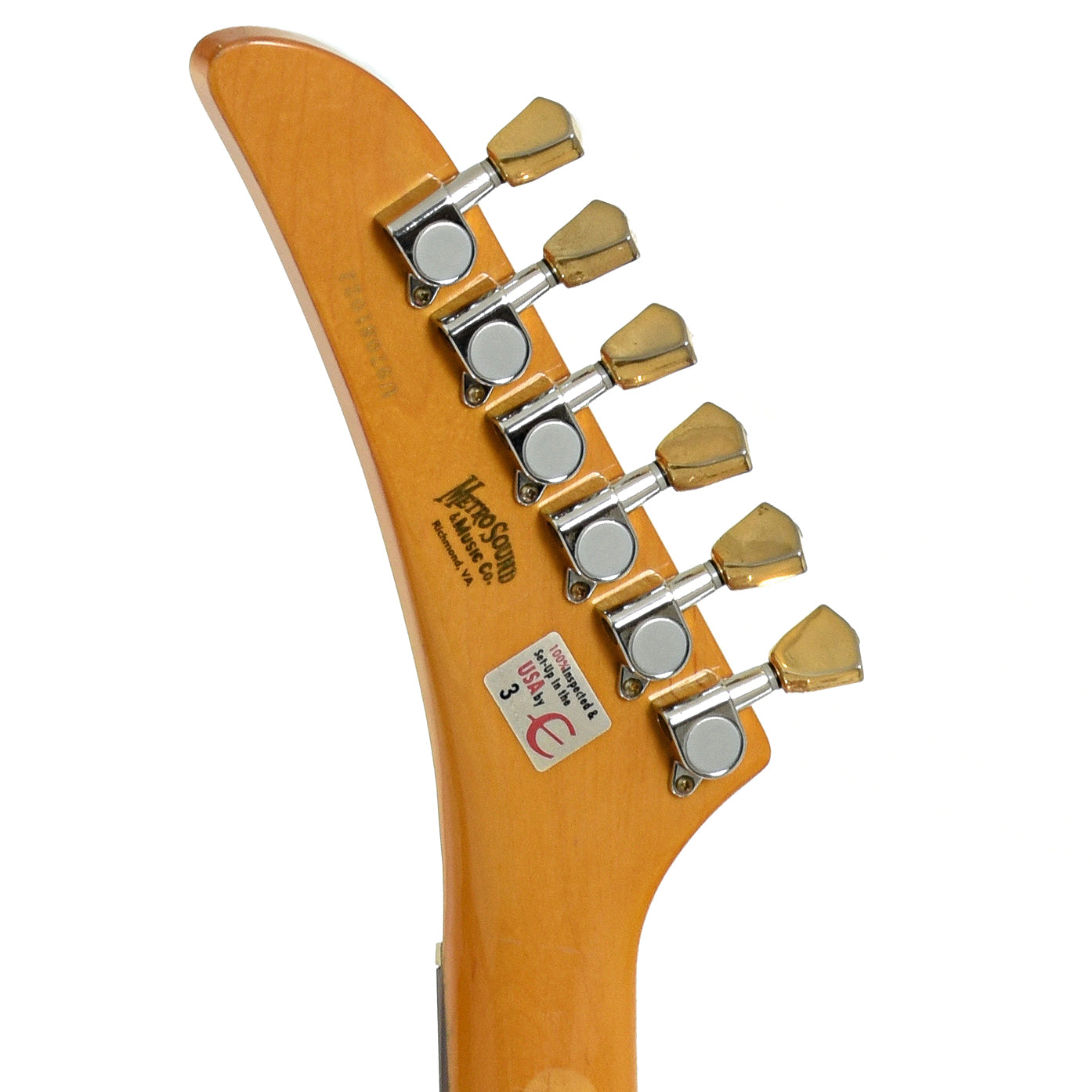 Tuners of Epiphone '58 Korina Explorer Electric Guitar 