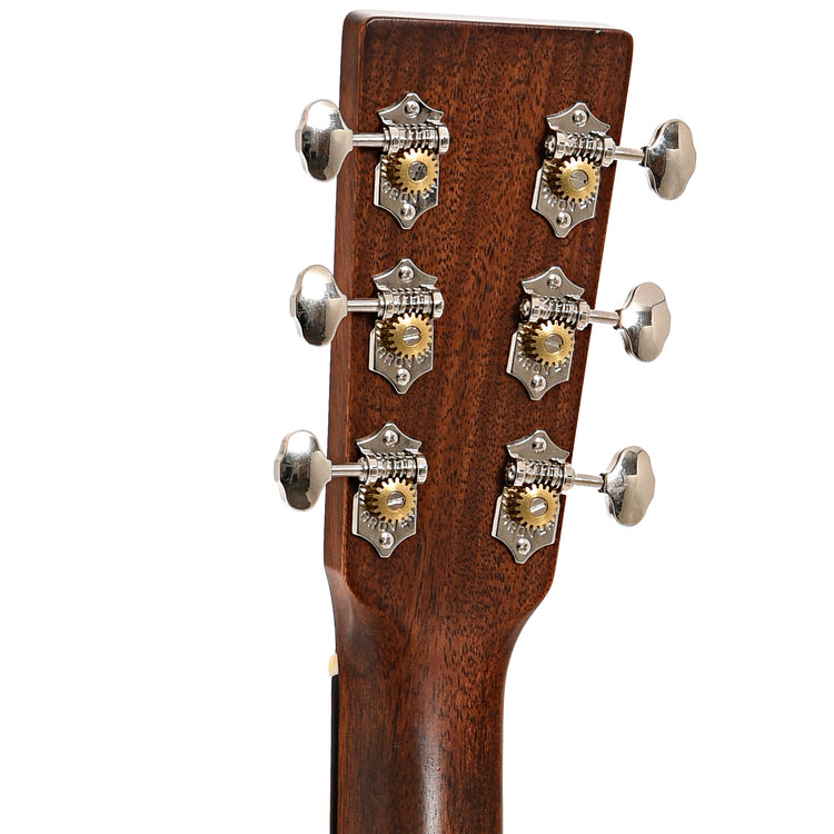 Back headstock of Martin GPC-16E Rosewood Lefthanded Cutaway Guitar
