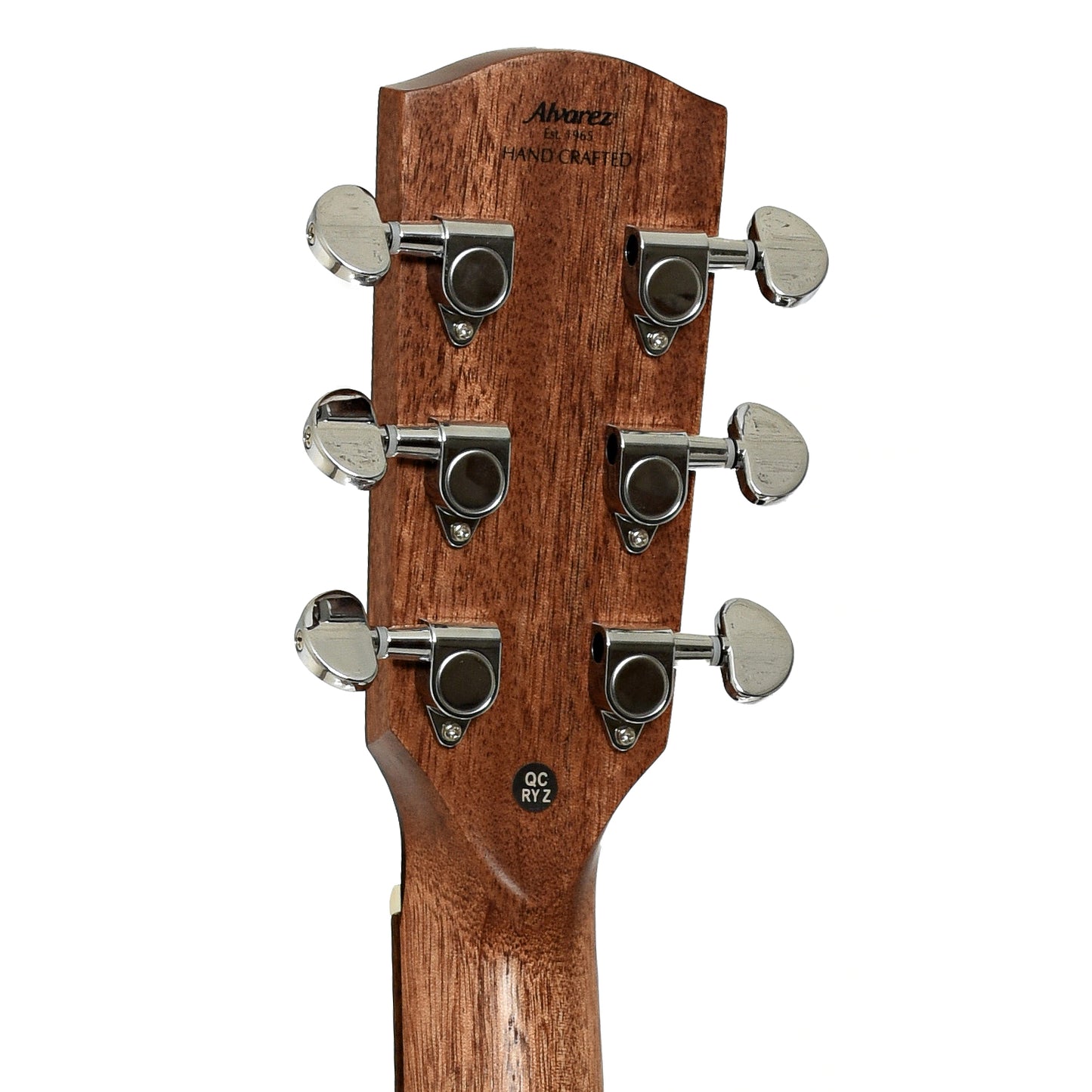 Tuners of Alvarez Artist Series AD30CE Dreadnought Acoustic-Electric Guitar