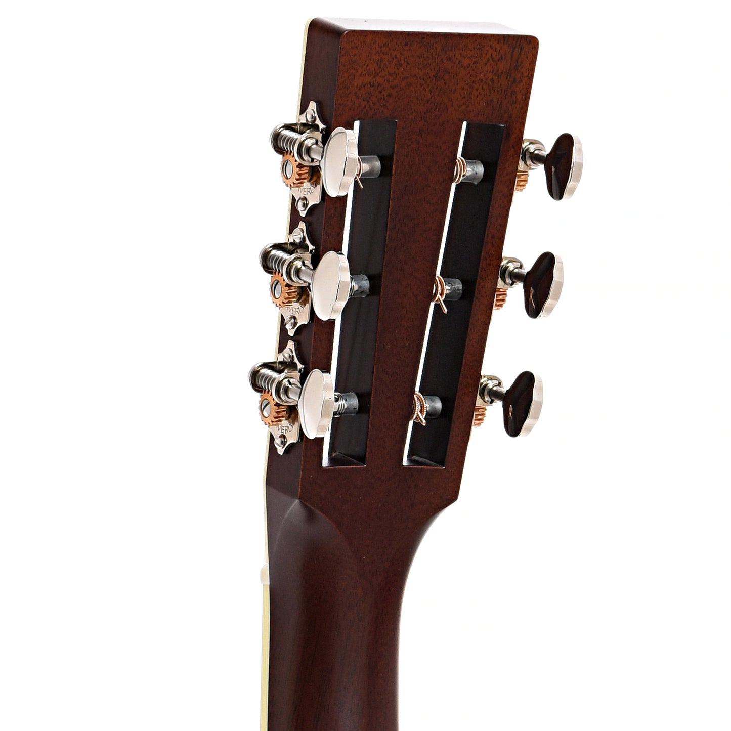 Back headstock of Santa Cruz Custom PJ Acoustic Guitar 