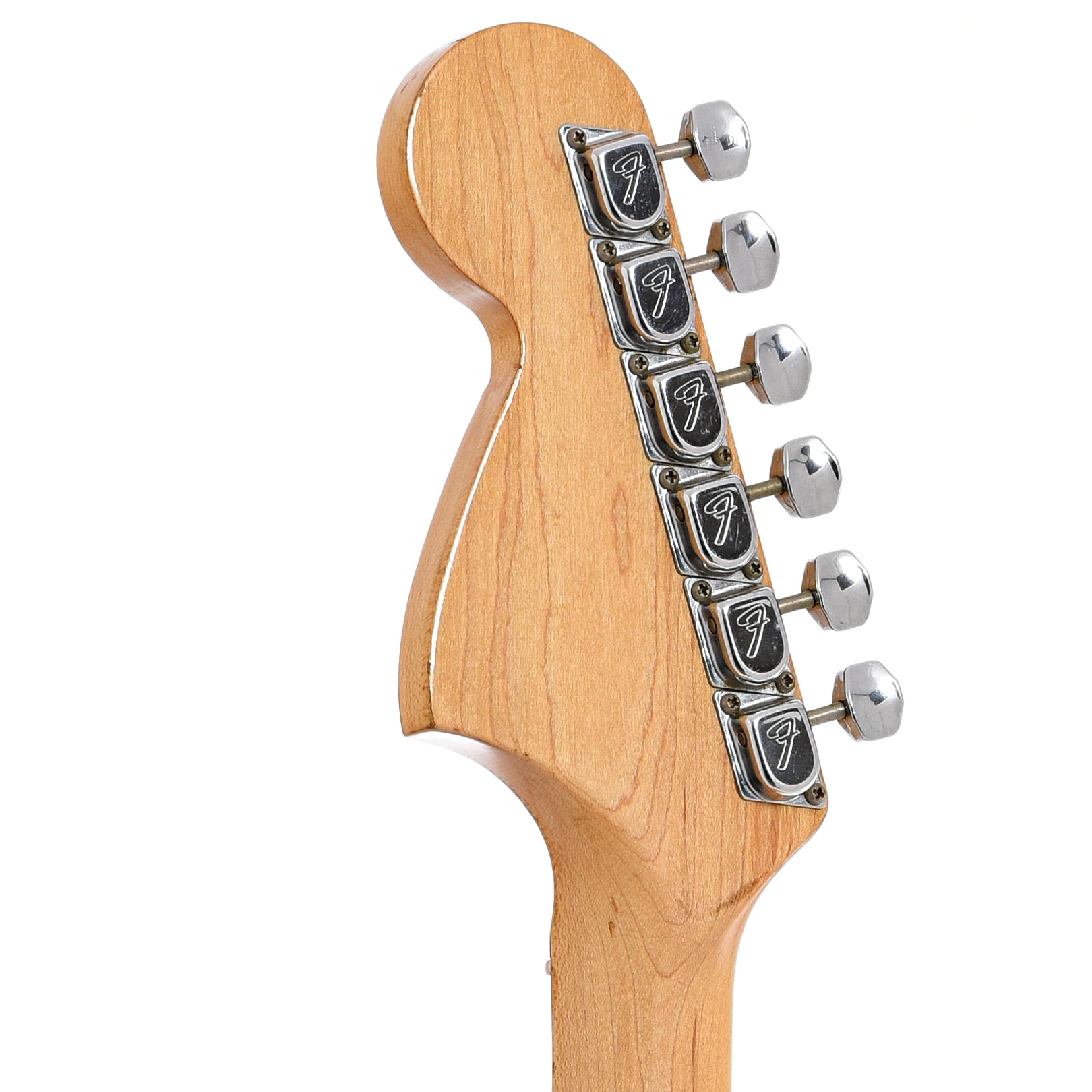 Back headstock of Fender Stratocaster