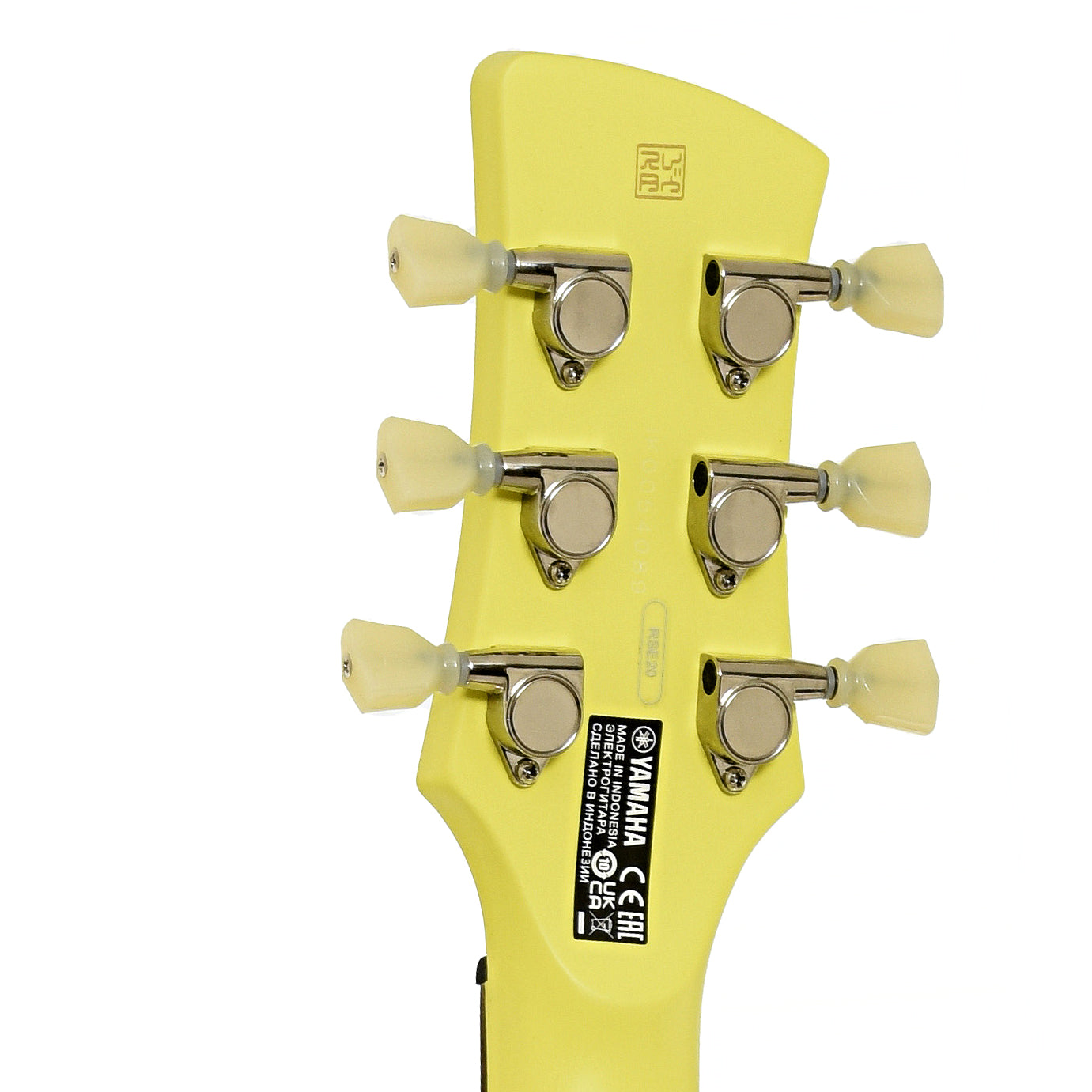 Tuners of Yamaha RSE20 Revstar Element Electric Guitar, Neon Yellow