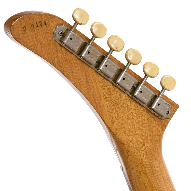 Back headstock of Gibson Explorer Electric Guitar (1963)