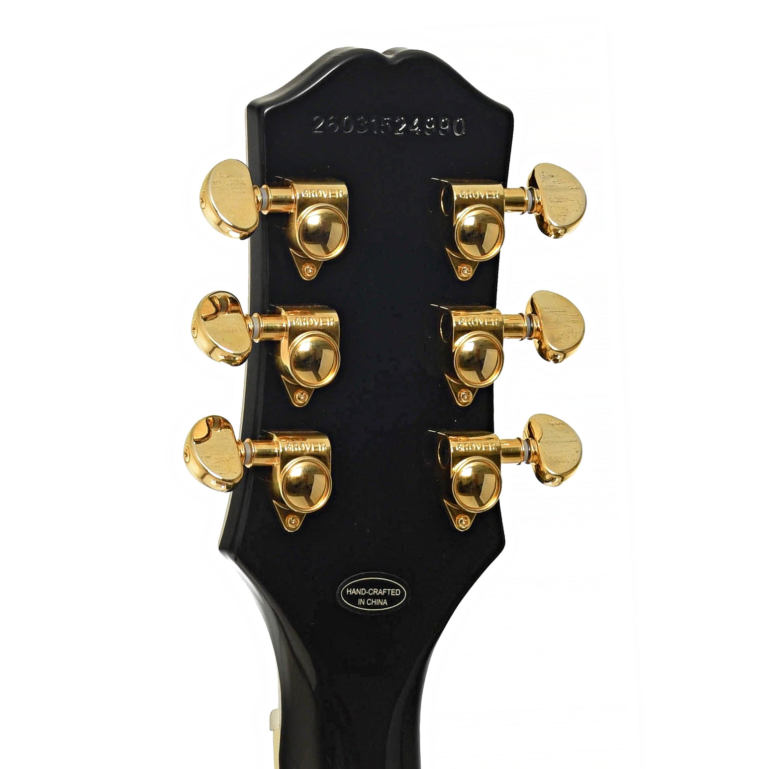Tuners of Epiphone Les Paul Custom Left-Handed Electric Guitar & Gigbag, Ebony
