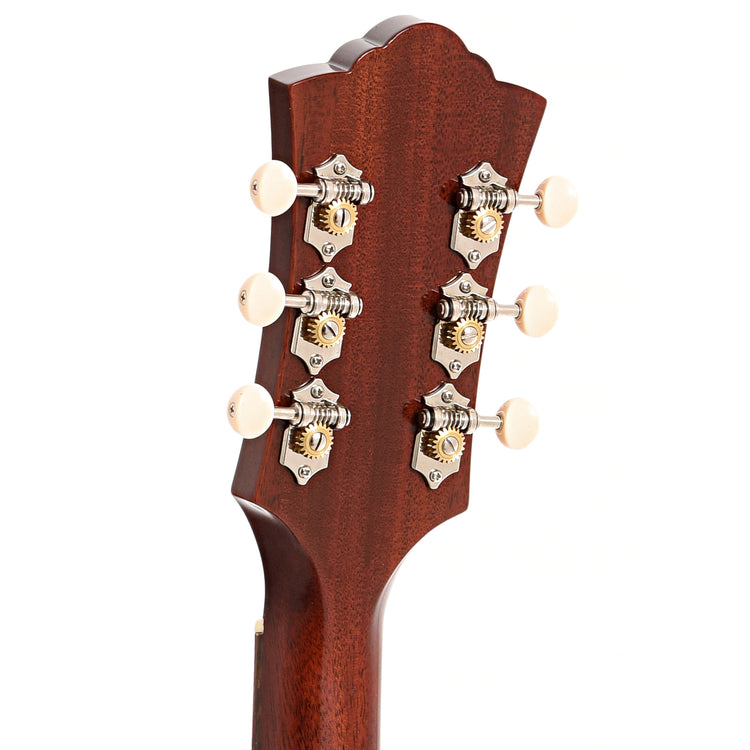 Back headstock of Guild D-40 Standard Acoustic Guitar, Natural