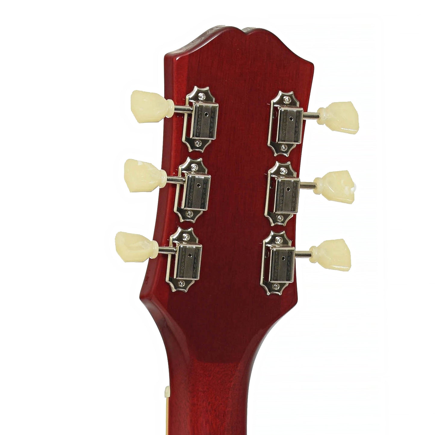 Tuners of Epiphone ES-335 Semi-Hollowbody Electric Guitar, Cherry
