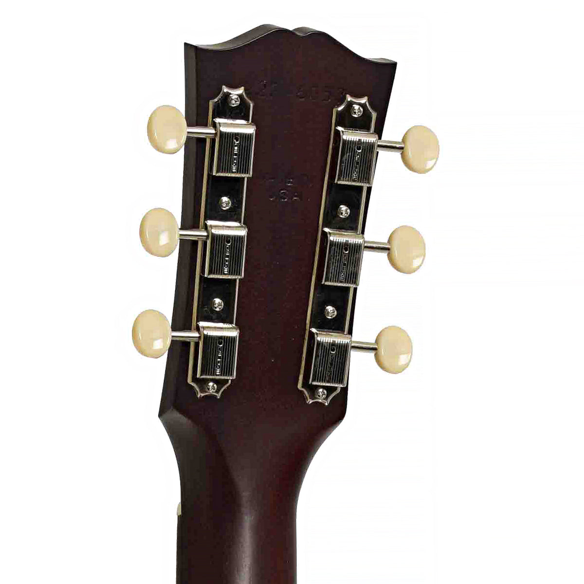 Tuners of Gibson J-45 Century 12-Fret Acoustic Guitar & Case, Vintage Sunburst