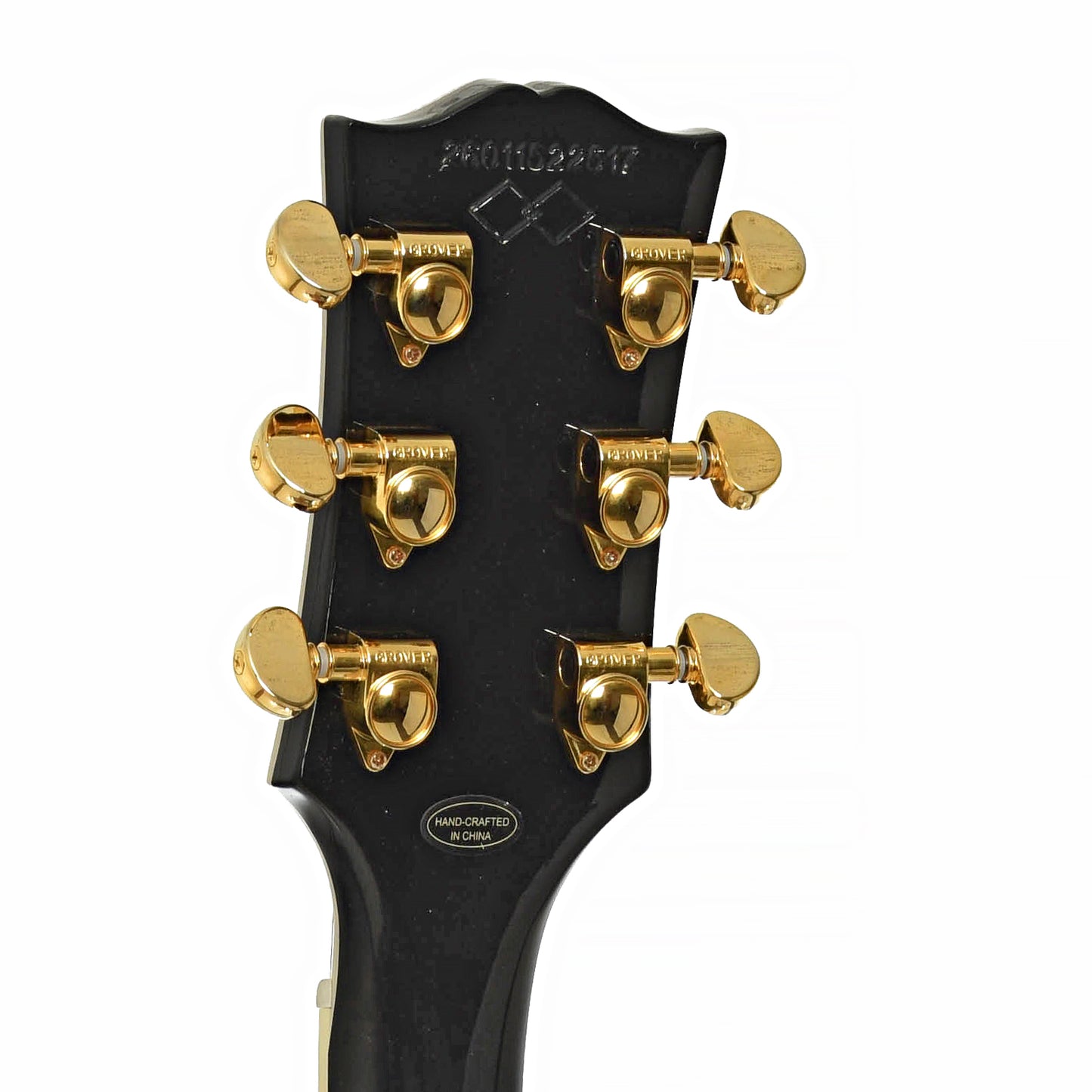 Tuners of Epiphone IGC Les Paul Custom Electric Guitar & Case, Ebony