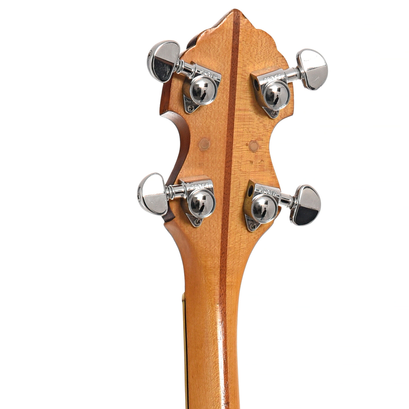 Back headstock of Vega PS-5 Pete Seeger Extra Long Neck Banjo